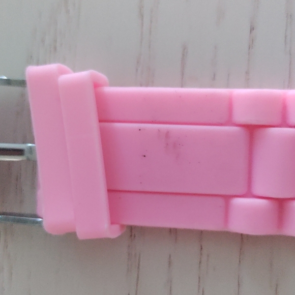 NWOT Pink Quartz Bedazzled Watch - Picture 7 of 8